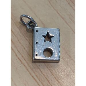 Scrapbook #quilt Template Sterling Silver Jewelry Charm